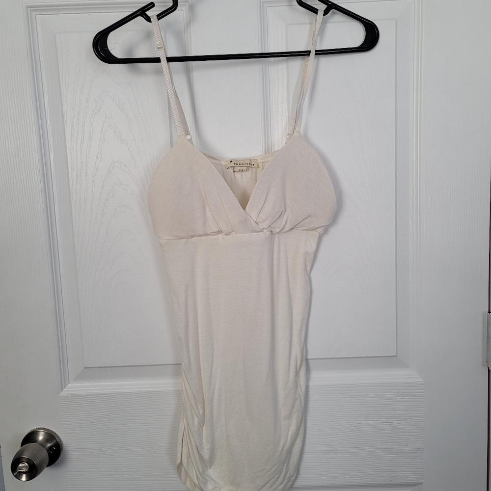 Cream dressy top